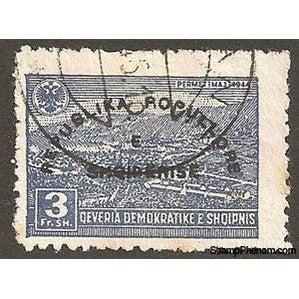 Albania 1946 Permet overprinted in black, 3f-Stamps-Albania-StampPhenom