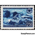 Albania 1947 Ruins of the Conference Building, 2.50L-Stamps-Albania-StampPhenom