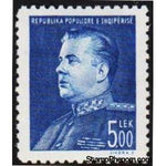 Albania 1949 President E. Hoxha, Perf, 5L-Stamps-Albania-StampPhenom