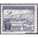 Albania 1950 Douglas DC-3 over Ali Pasha Castle (Butrint), 2L-Stamps-Albania-StampPhenom