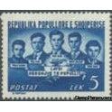 Albania 1950 ‭Heroes of the People: Rexhepi, Bako, Kushi, Collaku, Mame-Stamps-Albania-StampPhenom