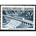 Albania 1953 ‭Central hydroelectric dam-Stamps-Albania-StampPhenom