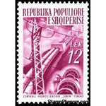 Albania 1953 Lenin Hydroelectric Plant, Tirana-Stamps-Albania-StampPhenom