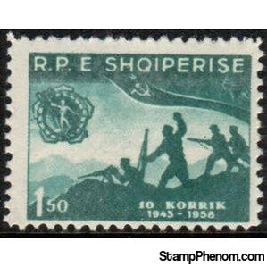 Albania 1958 Soldiers-Stamps-Albania-StampPhenom
