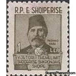 Albania 1960 Pashko Vasa (1825-1892), Albanian writer, poet and publicist-Stamps-Albania-StampPhenom