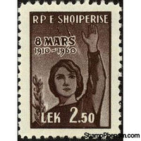 Albania 1960 Woman with olive branch-Stamps-Albania-StampPhenom