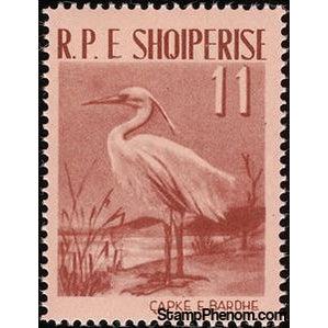 Albania 1961 Little Egret (Egretta garzetta)-Stamps-Albania-StampPhenom