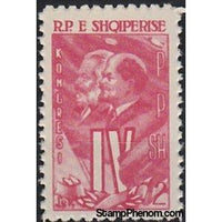 Albania 1961 Marx and Lenin-Stamps-Albania-StampPhenom