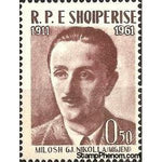 Albania 1961 Migjeni (Millosh Gjergj Nikolla, 1911-1938), Albanian poet-Stamps-Albania-StampPhenom