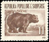 Albania 1961 Wild Animals-Stamps-Albania-StampPhenom