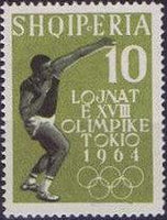 Albania 1962 Summer Olympic Games - Tokyo '64-Stamps-Albania-StampPhenom