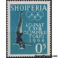 Albania 1962 Summer Olympic Games - Tokyo '64-Stamps-Albania-StampPhenom