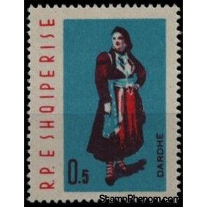 Albania 1962 Woman from Dardhë-Stamps-Albania-StampPhenom