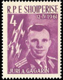 Albania 1962 Yuri Gagarin-Stamps-Albania-StampPhenom