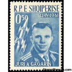 Albania 1962 Yuri Gagarin-Stamps-Albania-StampPhenom