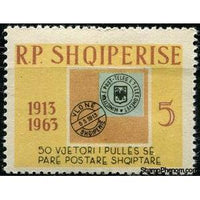 Albania 1963 1913 Stamp and Postmark-Stamps-Albania-StampPhenom