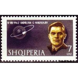 Albania 1963 Andriyan Nikolayev-Stamps-Albania-StampPhenom