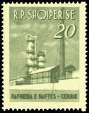 Albania 1963 Industrial Buildings-Stamps-Albania-StampPhenom