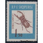 Albania 1963 Stag Beetle (Lucanus cervus)-Stamps-Albania-StampPhenom