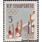 Albania 1963 Volleyball-Stamps-Albania-StampPhenom