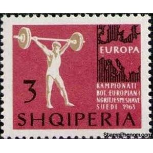 Albania 1963 Weightlifting-Stamps-Albania-StampPhenom