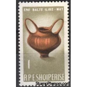 Albania 1965 Amphora-Stamps-Albania-StampPhenom