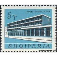 Albania 1965 Buildings-Stamps-Albania-StampPhenom