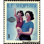 Albania 1965 Mother and child-Stamps-Albania-StampPhenom