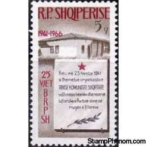 Albania 1966 Proclamation of the BRPSH-Stamps-Albania-StampPhenom