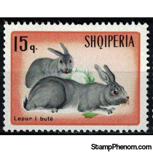 Albania 1967 Rabbits-Stamps-Albania-StampPhenom