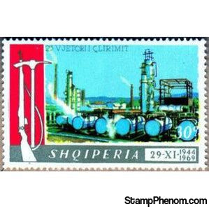 Albania 1969 25th anniversary of the socialist republic-Stamps-Albania-StampPhenom