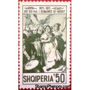 Albania 1971 Centenary of the Paris Commune-Stamps-Albania-StampPhenom