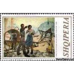 Albania 1973 Albanian Paintings-Stamps-Albania-StampPhenom