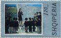 Albania 1974 Albanian Paintings-Stamps-Albania-StampPhenom