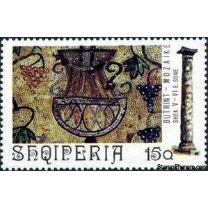 Albania 1974 Ancient ‭Mosaics from Buthrotium, Pogradec and Apollonia-Stamps-Albania-StampPhenom