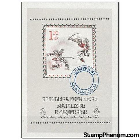 Albania 1984 Ausipex 84 Stamp Exhibition-Stamps-Albania-StampPhenom