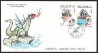 Albania 1997 Europa 1997 The Dragon at the Blue Pool-Stamps-Albania-StampPhenom