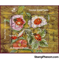Albania 2004 Insects: Ladybirds-Stamps-Albania-StampPhenom