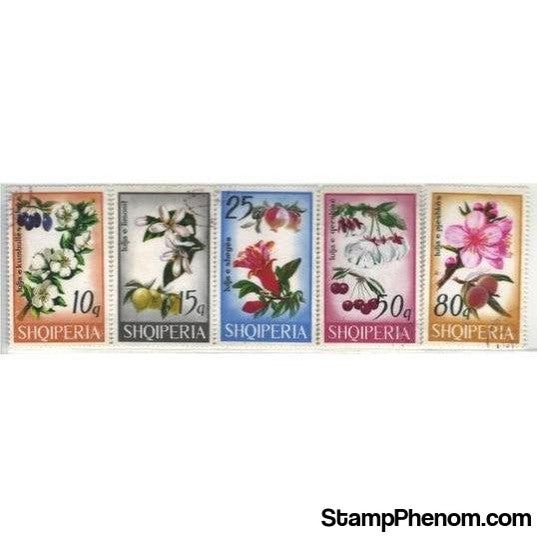 Albania Flowers , 5 stamps