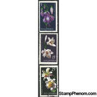 Albania Flowers Lot 2 , 3 stamps