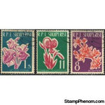 Albania Flowers Lot 3 , 3 stamps