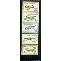 Albania Reptiles , 5 stamps