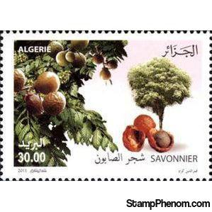 Algeria 2011 Golden Rain tree-Stamps-Algeria-Mint-StampPhenom