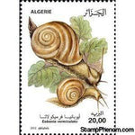 Algeria 2012 Chocolate-band Snail (Eobania vermiculata)-Stamps-Algeria-Mint-StampPhenom