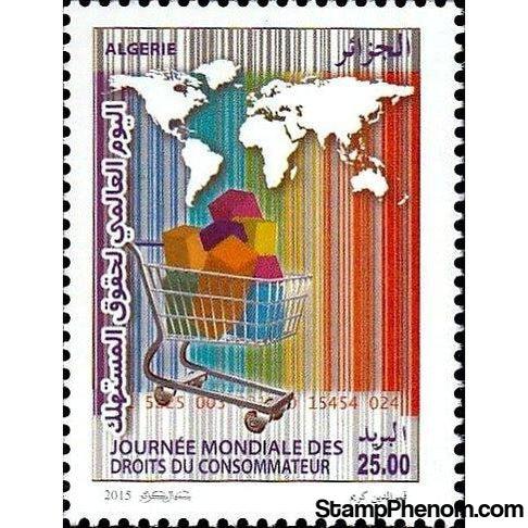 Algeria 2015 World consumer rights day (a)-Stamps-Algeria-Mint-StampPhenom