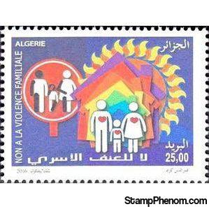 Algeria 2016 No to Domestic Violence-Stamps-Algeria-Mint-StampPhenom