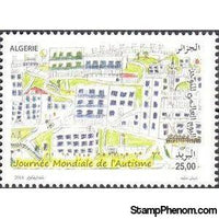 Algeria 2016 World Day of Autism (a)-Stamps-Algeria-Mint-StampPhenom