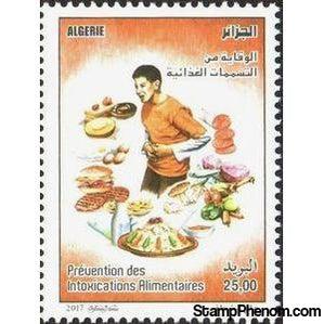 Algeria 2017 Danger Of Food Poisoning-Stamps-Algeria-Mint-StampPhenom