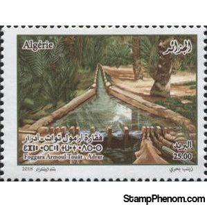 Algeria 2018 Water & Sustainable Developments: Desert Fuqqarat (b)-Stamps-Algeria-Mint-StampPhenom