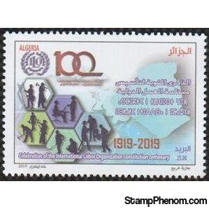 Algeria 2019 Centenary of the International Labor Organization-Stamps-Algeria-Mint-StampPhenom